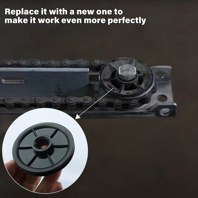 Rvanv Garage Door Opener Parts 144C56 Chain Cable Idler Pulley for Chamberlain & Liftmaster/Opener Chain Cable - Image 5